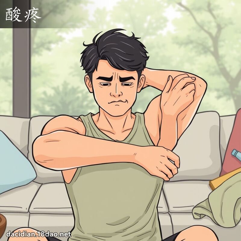 酸疼 - 國語大辭典配圖