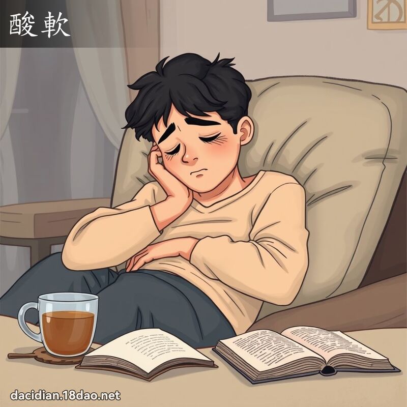 酸軟 - 國語大辭典配圖