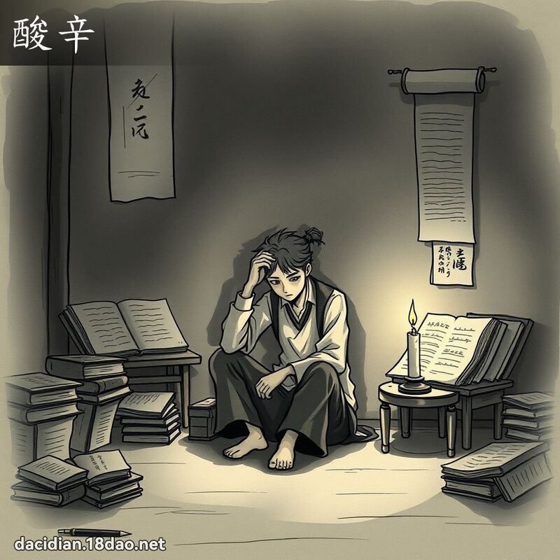 酸辛 - 國語大辭典配圖