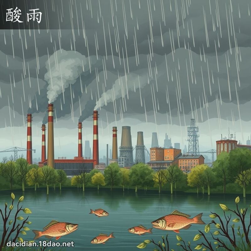 酸雨 - 國語大辭典配圖