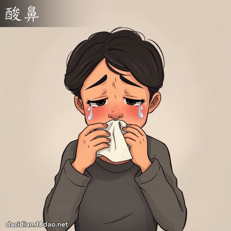 酸鼻 - 國語大辭典配圖