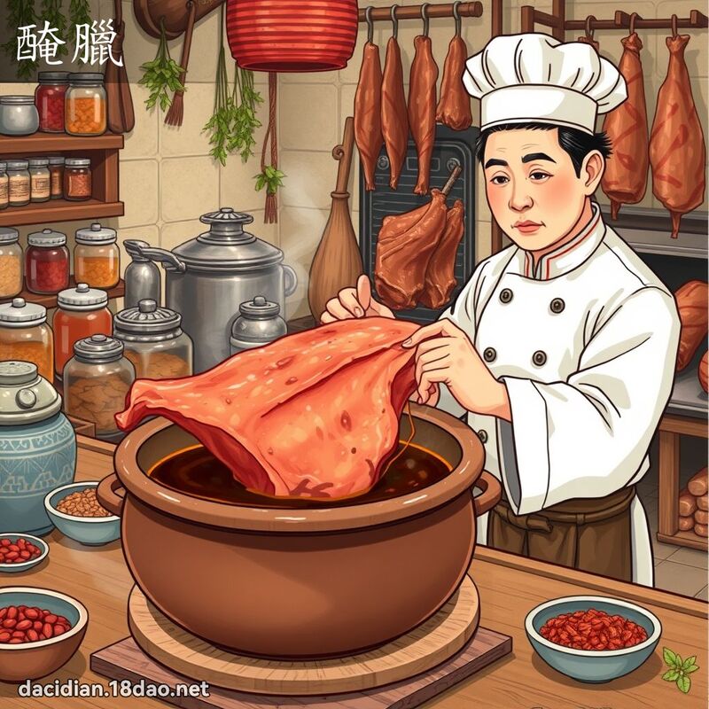 醃臘 - 國語大辭典配圖