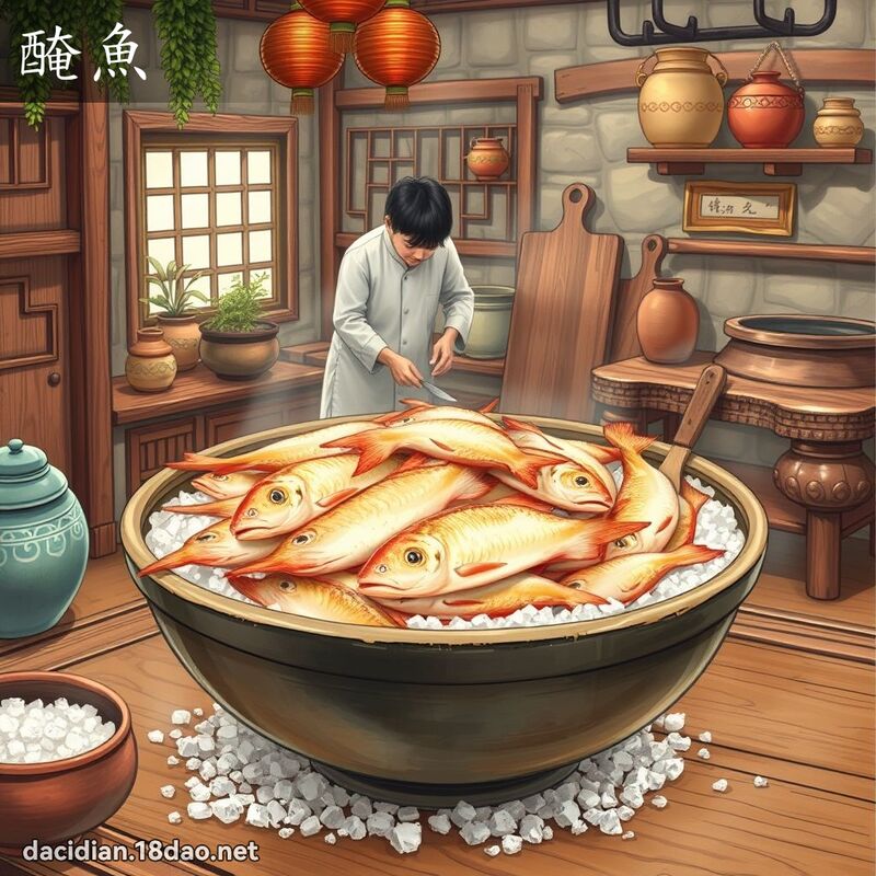 醃魚 - 國語大辭典配圖