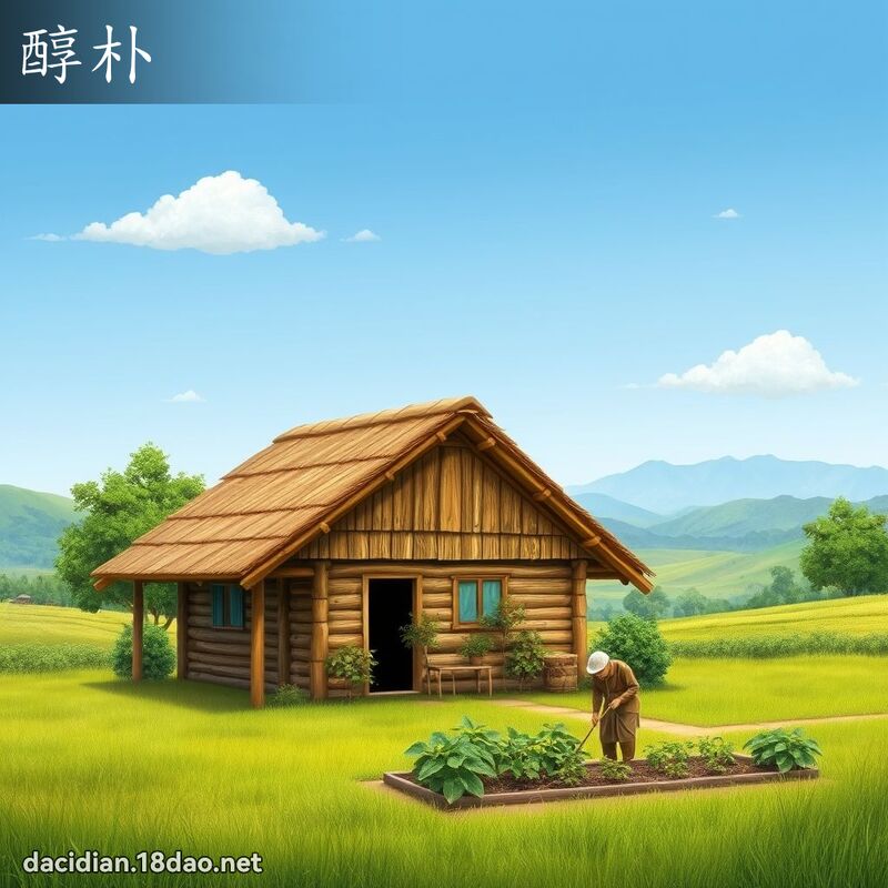 醇朴 - 國語大辭典配圖