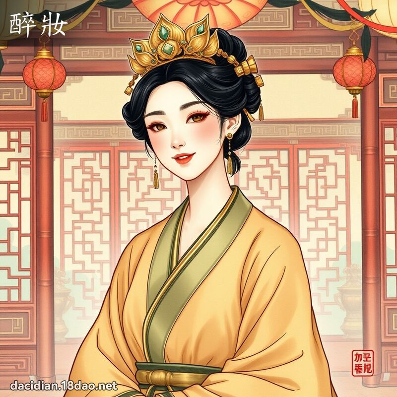 醉妆 - 国语大辞典配图