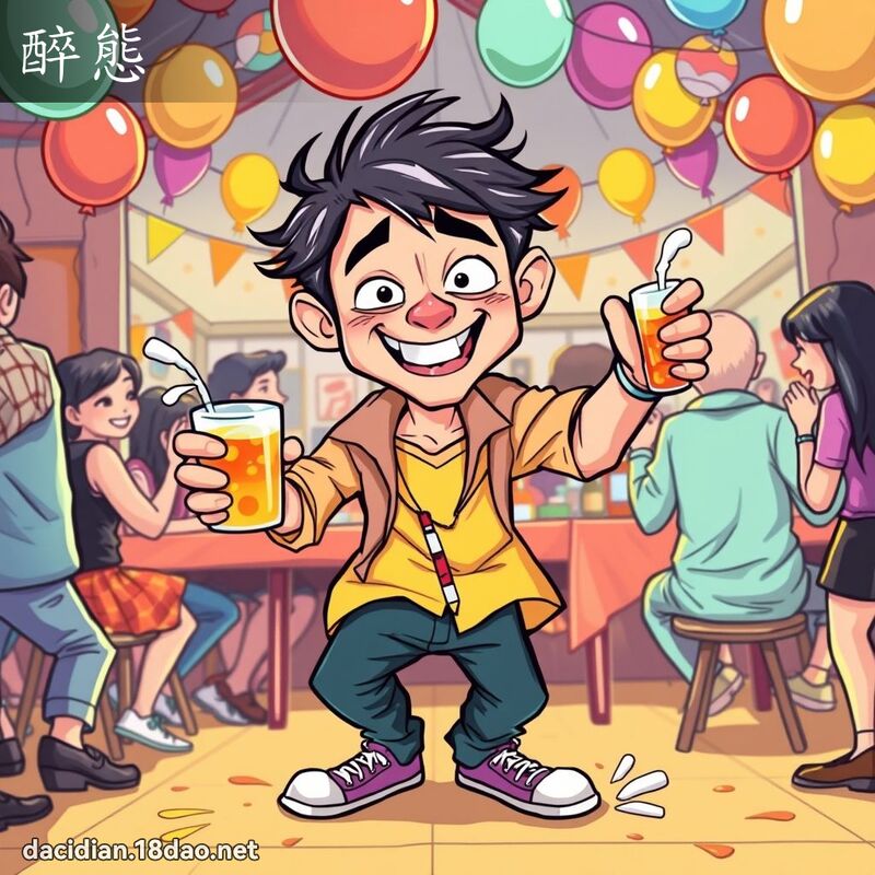 醉態 - 國語大辭典配圖
