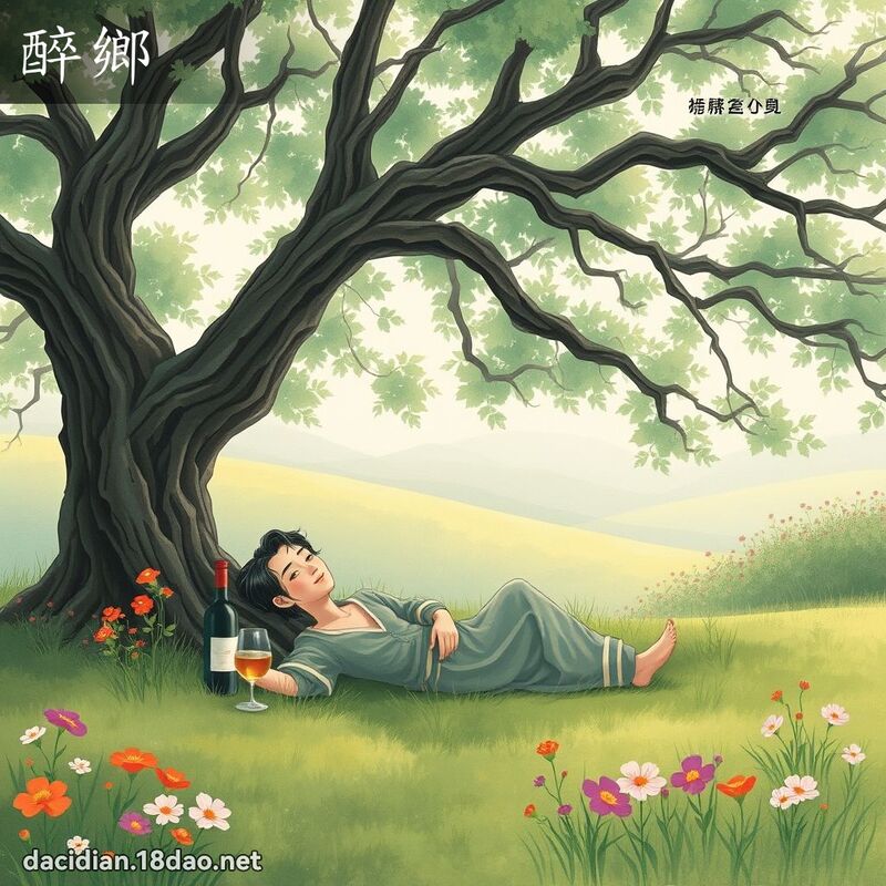 醉乡 - 国语大辞典配图