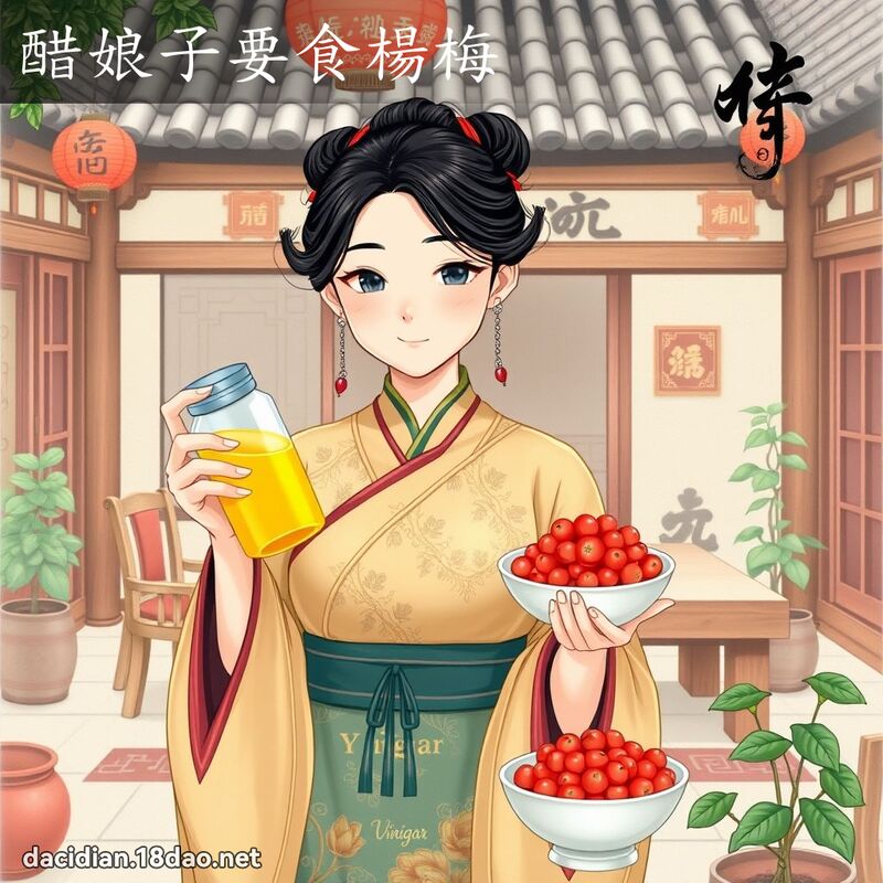 醋娘子要食楊梅 - 國語大辭典配圖