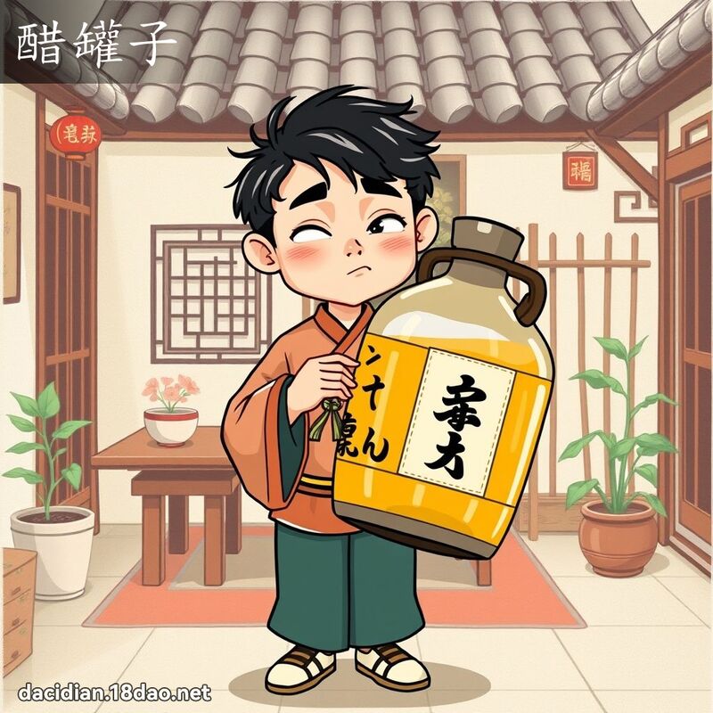 醋罐子 - 国语大辞典配图