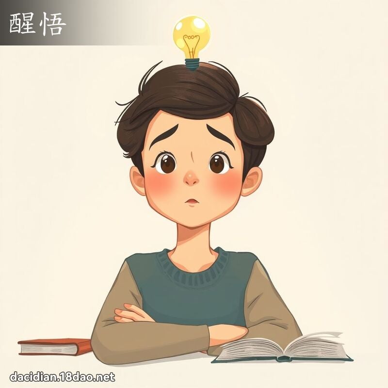 醒悟 - 国语大辞典配图