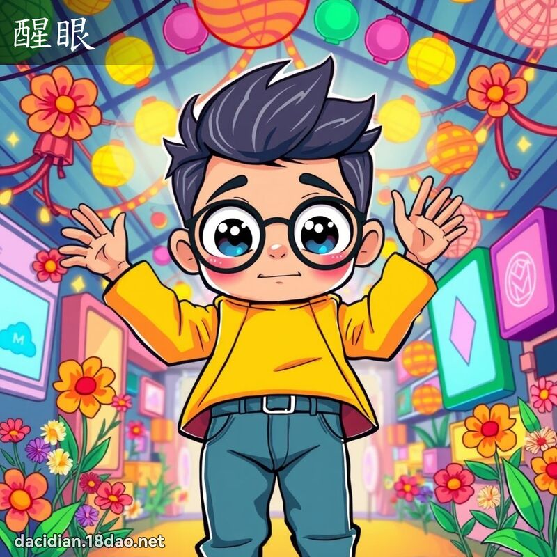 醒眼 - 国语大辞典配图
