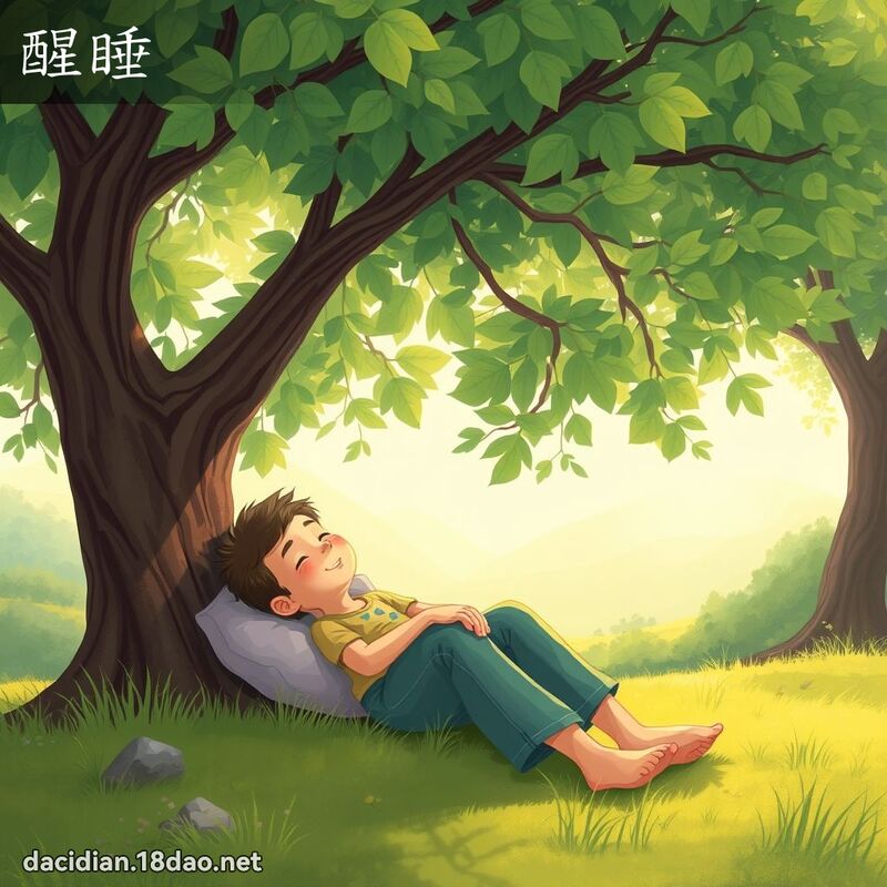 醒睡 - 国语大辞典配图