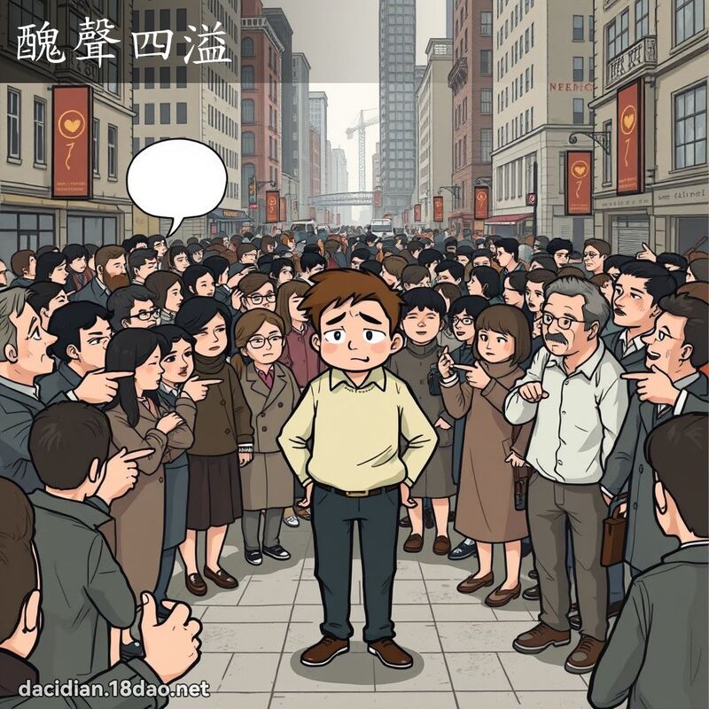 丑声四溢 - 国语大辞典配图