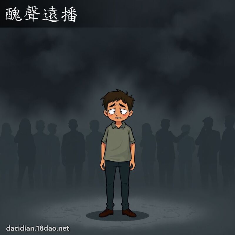 醜聲遠播 - 國語大辭典配圖