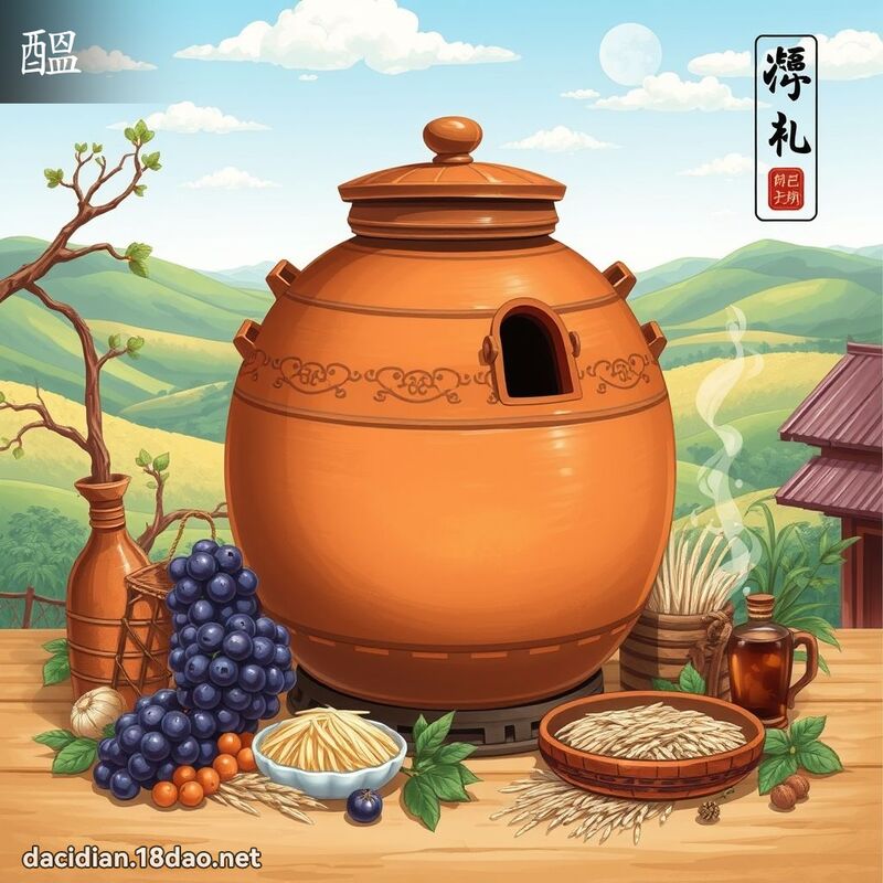 醞 - 國語大辭典配圖