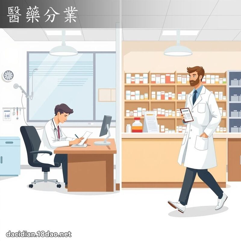 醫藥分業 - 國語大辭典配圖
