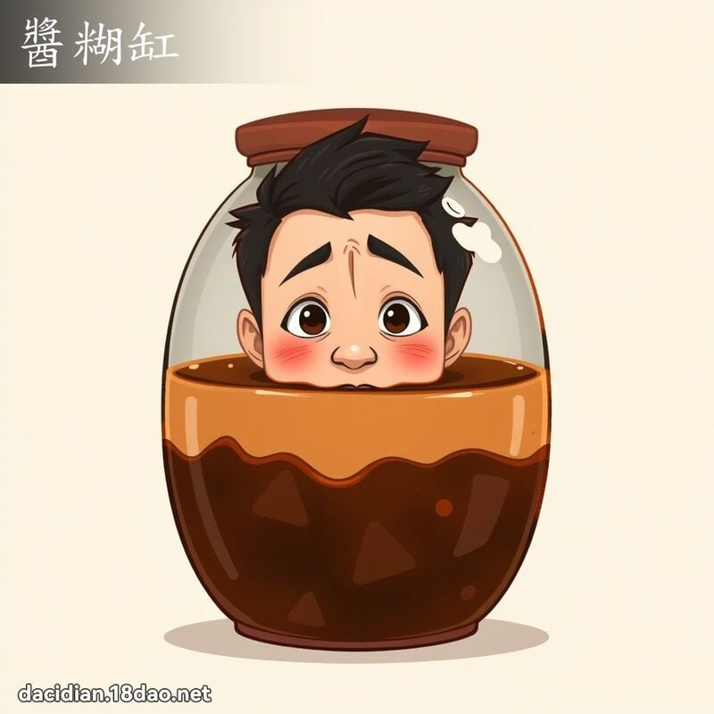 醬糊缸 - 國語大辭典配圖