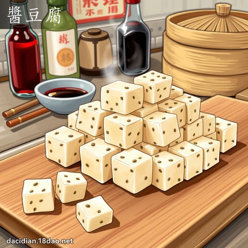 酱豆腐 - 国语大辞典配图