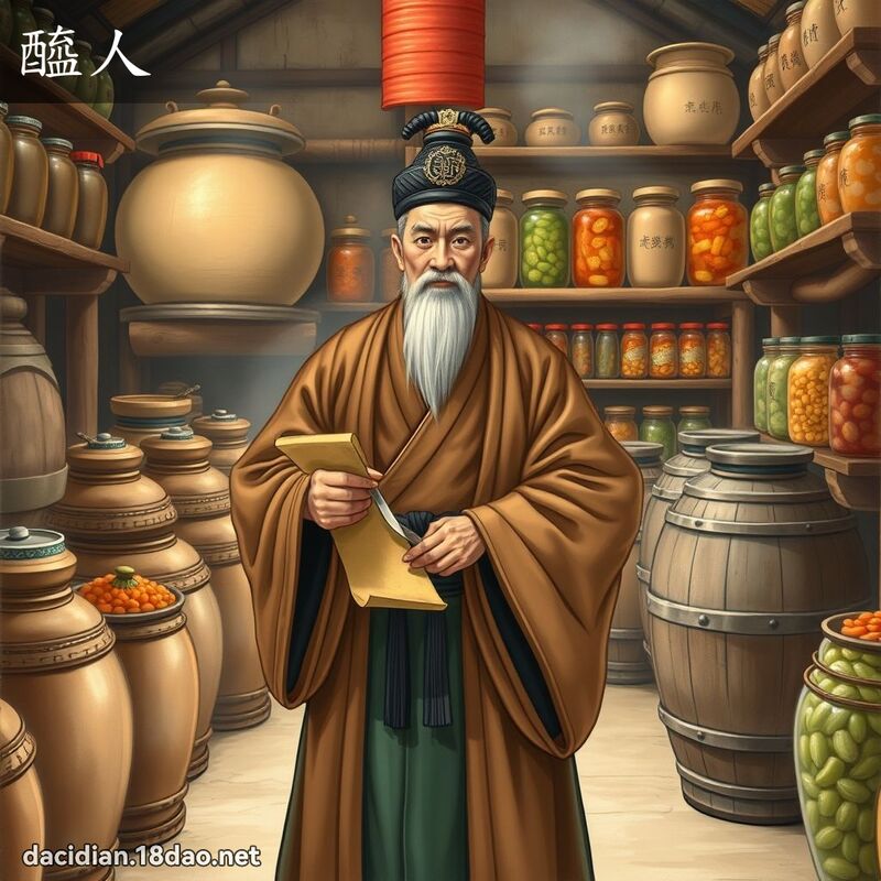 醯人 - 國語大辭典配圖