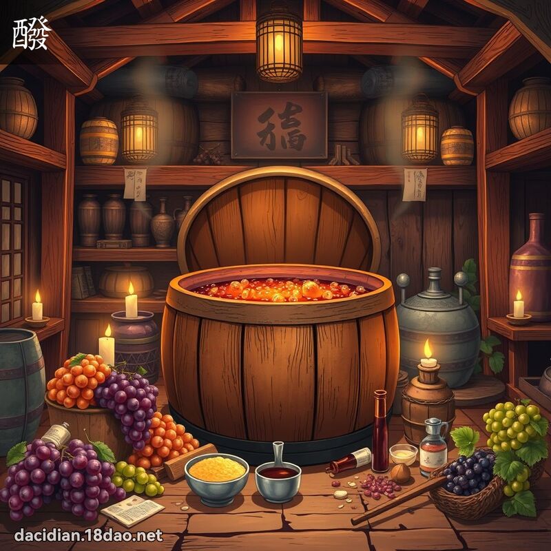 醱 - 國語大辭典配圖