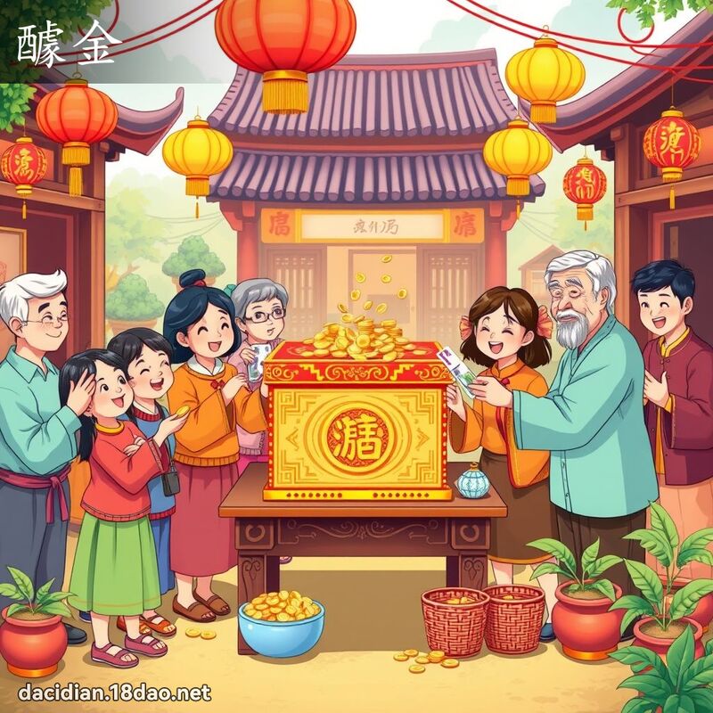 醵金 - 國語大辭典配圖