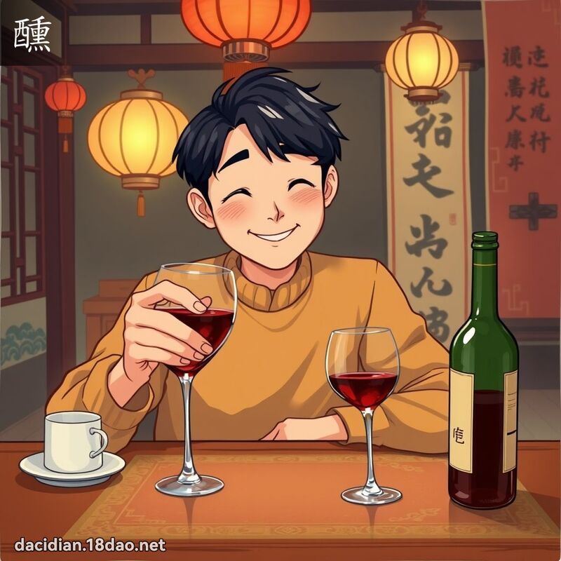 醺 - 國語大辭典配圖