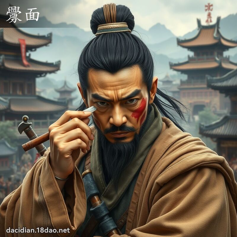 衅面 - 国语大辞典配图