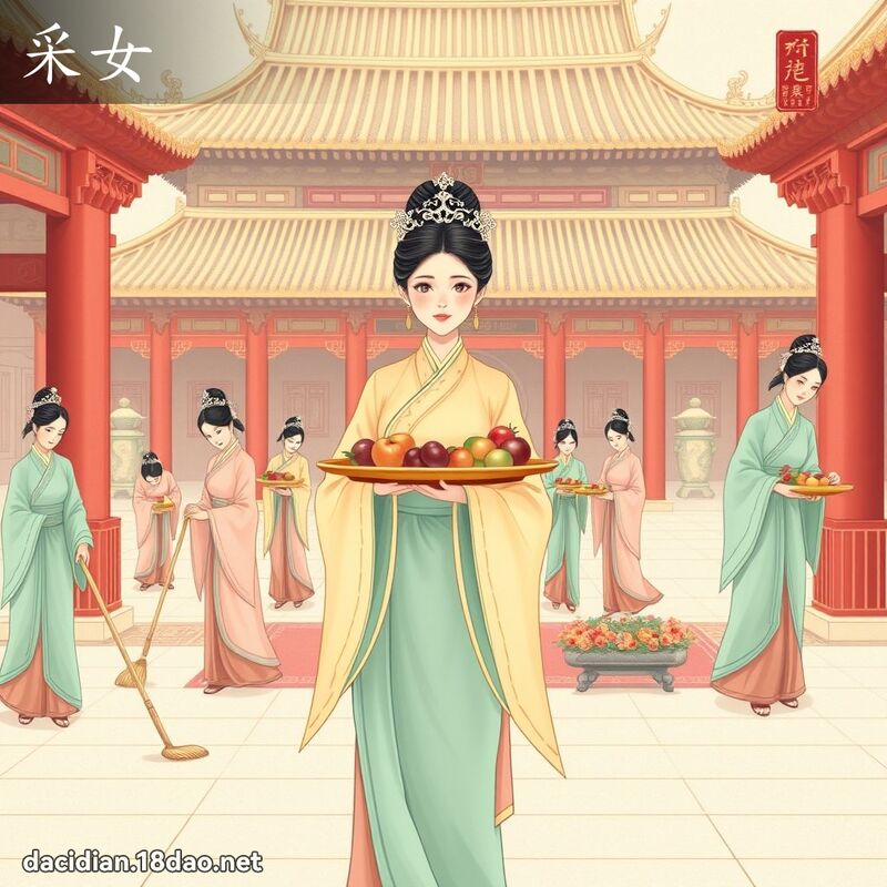 采女 - 国语大辞典配图