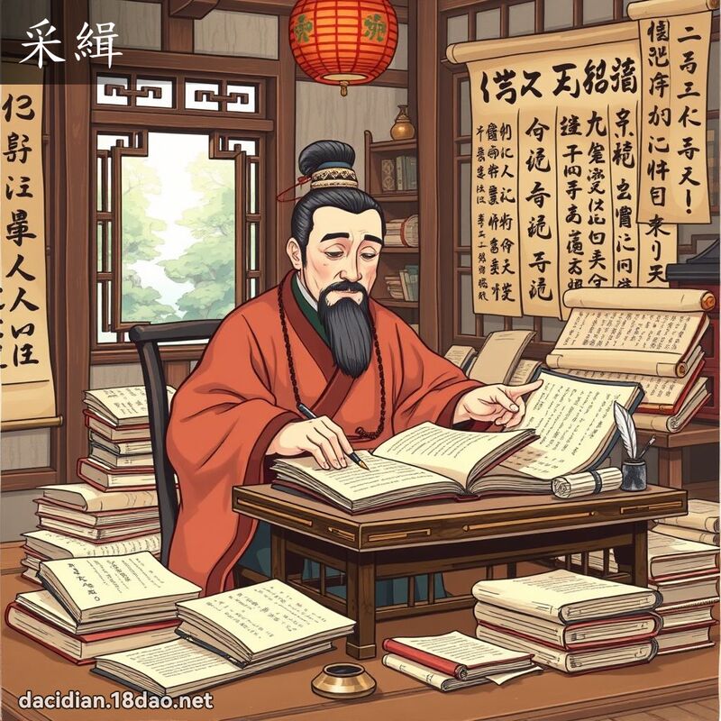 采緝 - 國語大辭典配圖