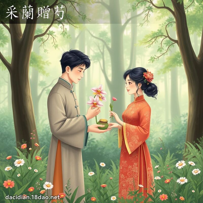 采蘭贈芍 - 國語大辭典配圖