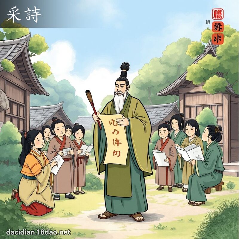 采詩 - 國語大辭典配圖