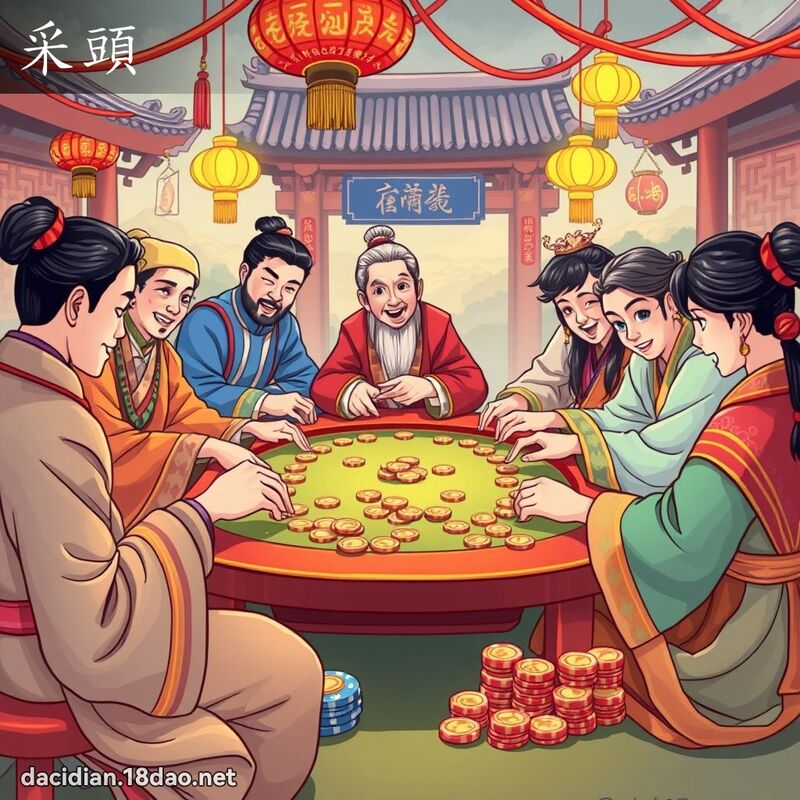 采頭 - 國語大辭典配圖
