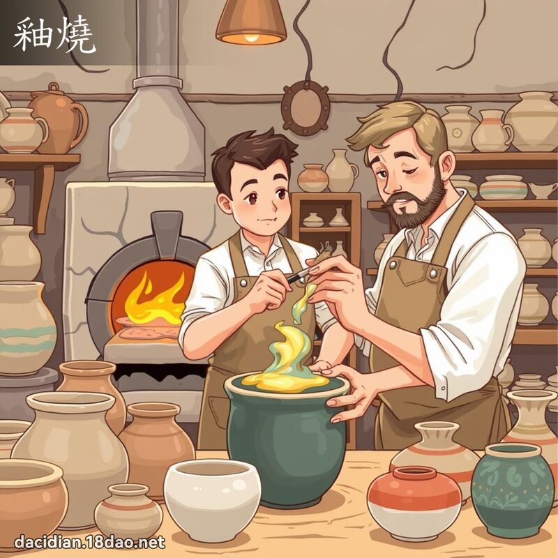 釉烧 - 国语大辞典配图