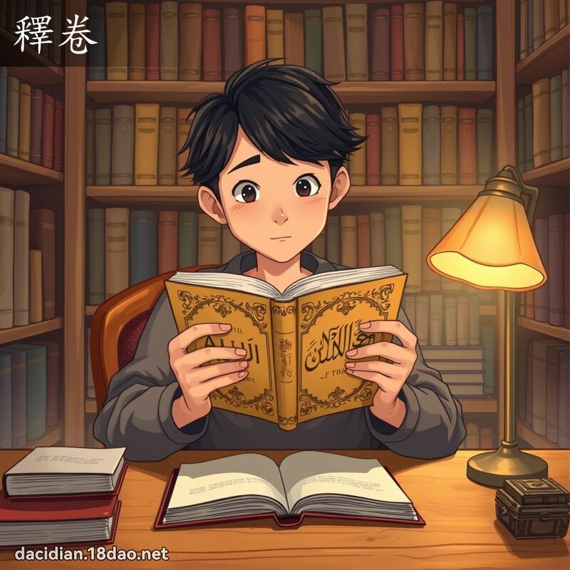 释卷 - 国语大辞典配图