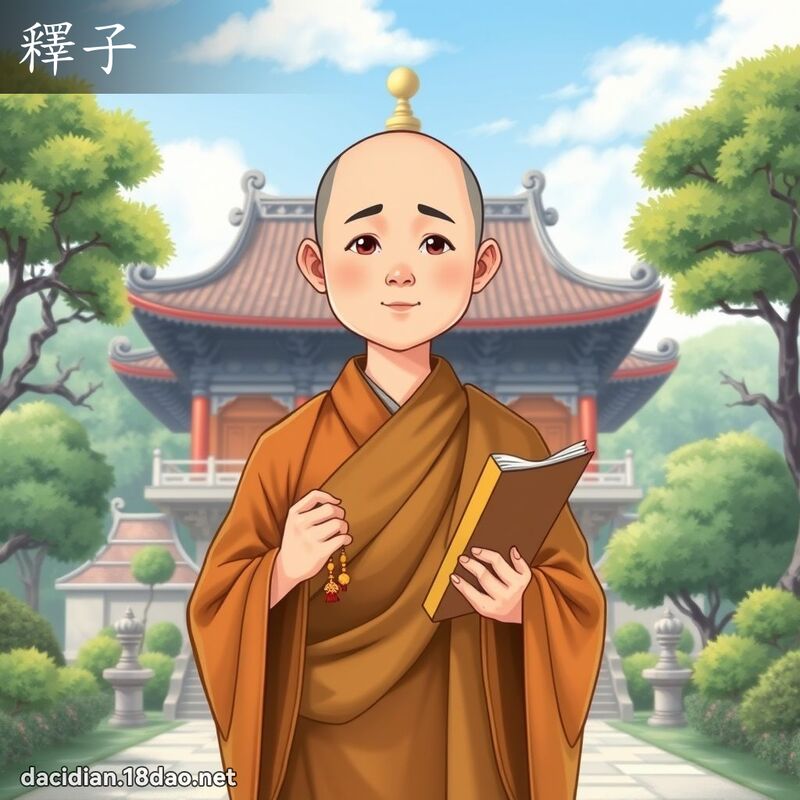 釋子 - 國語大辭典配圖