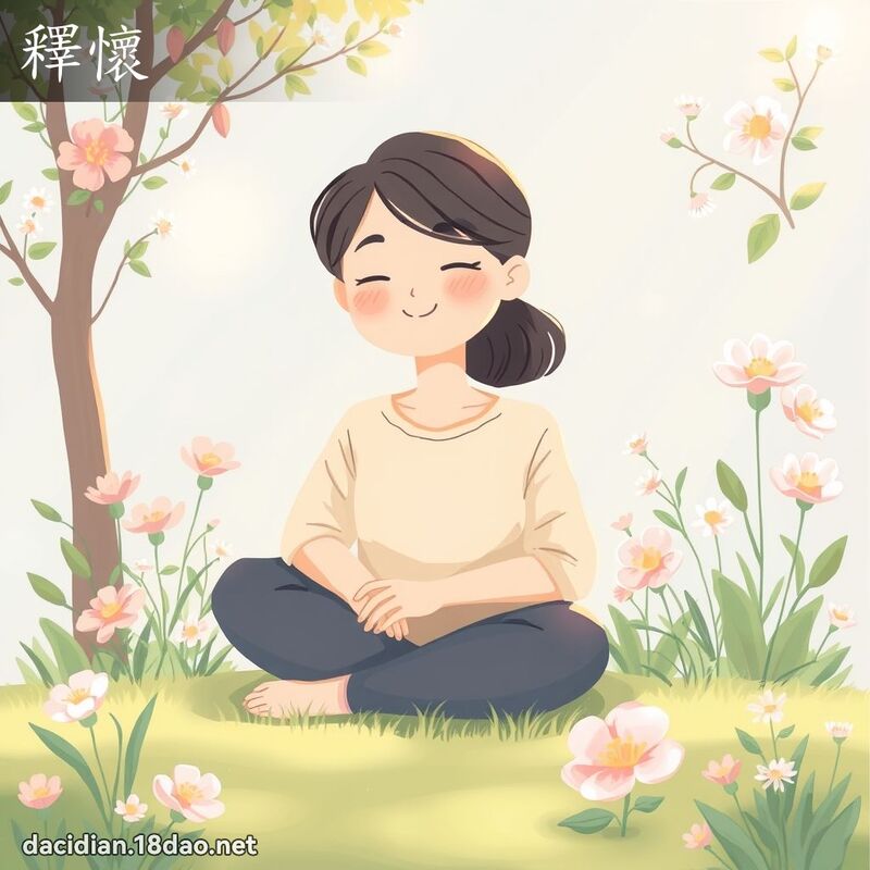 釋懷 - 國語大辭典配圖