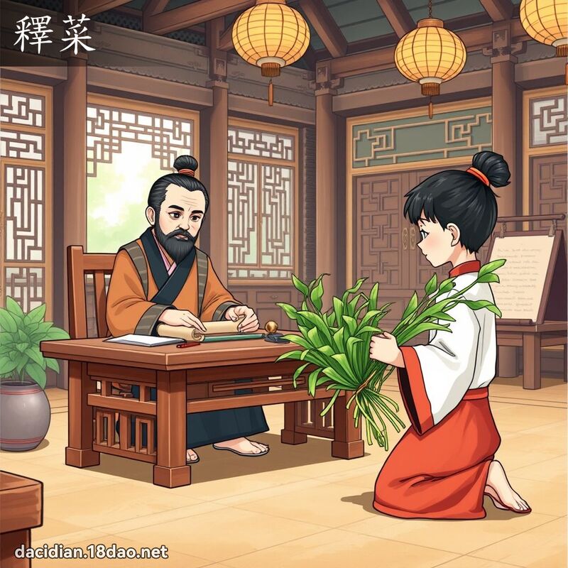 釋菜 - 國語大辭典配圖
