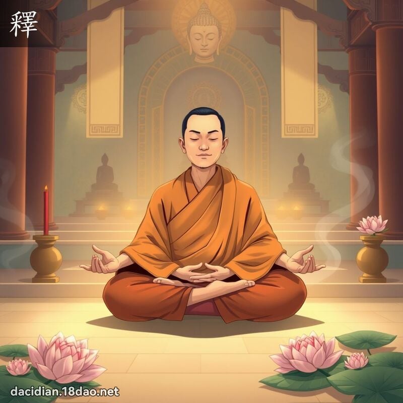 釋 - 國語大辭典配圖