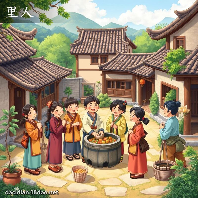 里人 - 国语大辞典配图