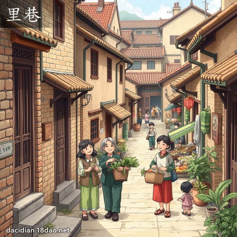 里巷 - 国语大辞典配图