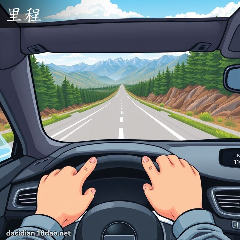 里程 - 國語大辭典配圖