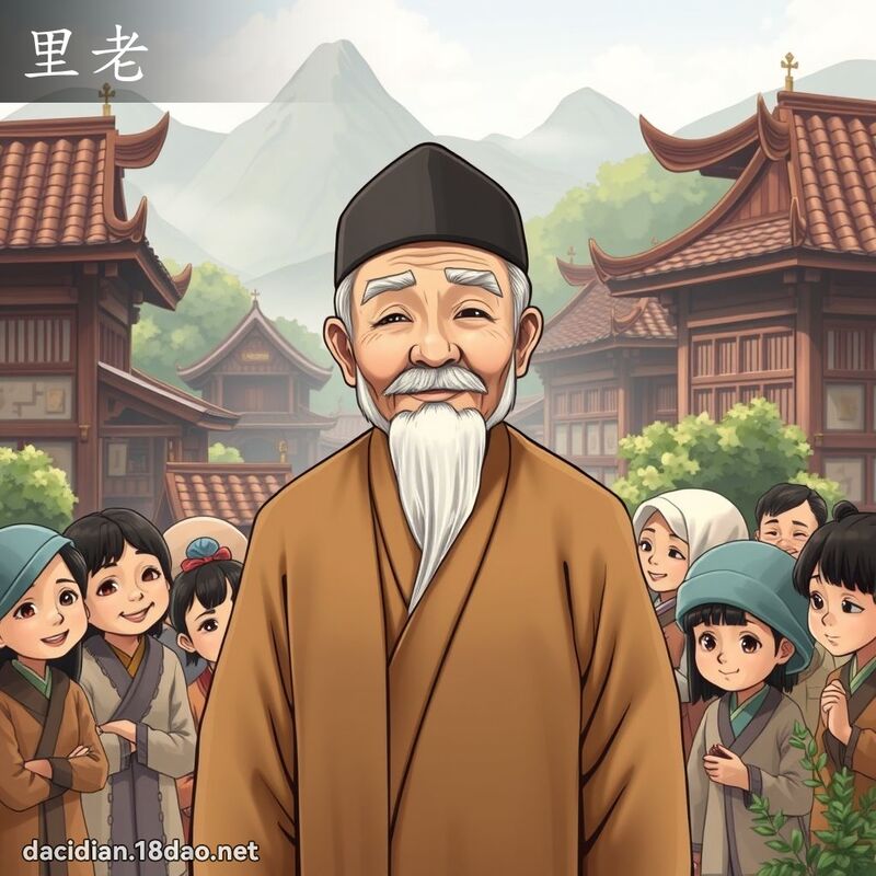 里老 - 國語大辭典配圖