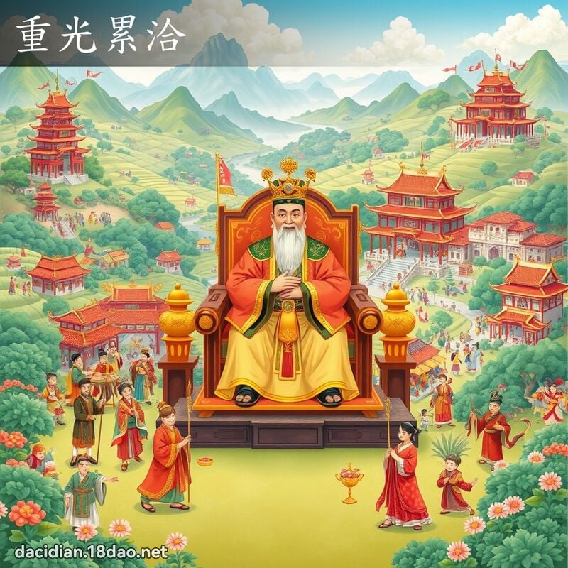 重光累洽 - 國語大辭典配圖