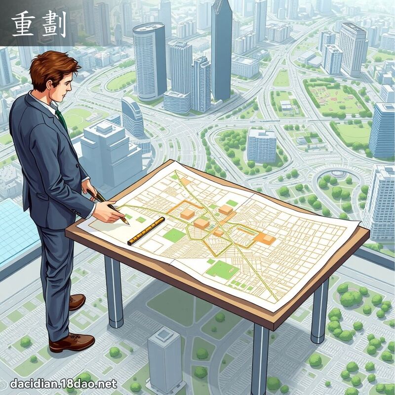 重划 - 国语大辞典配图