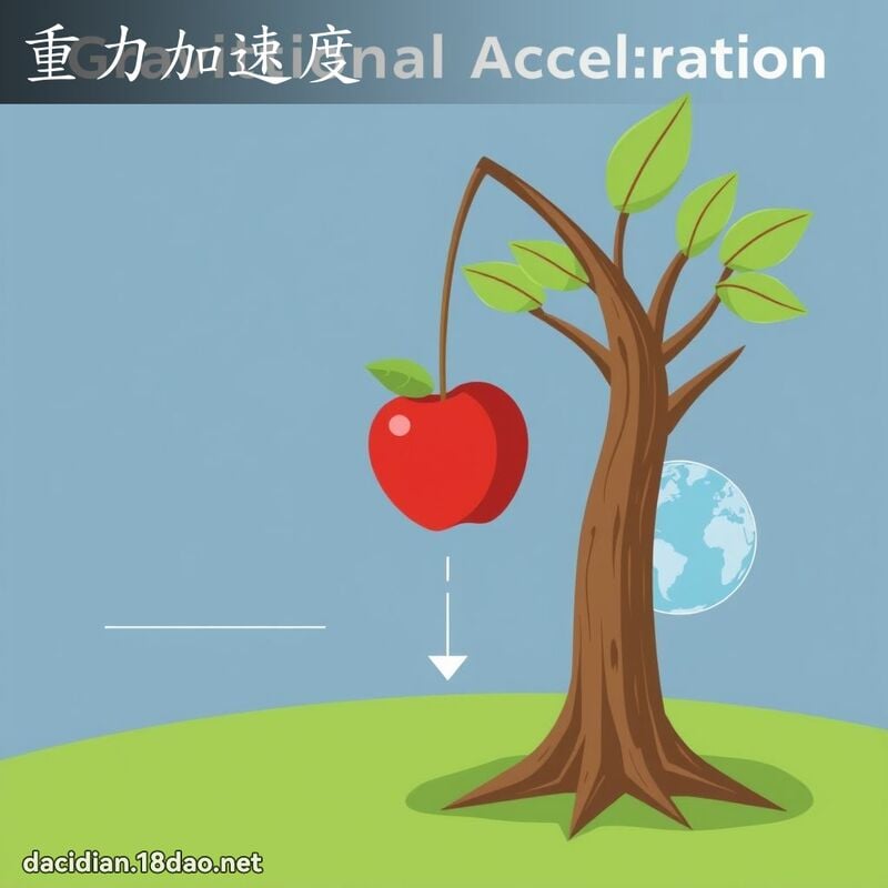 重力加速度 - 国语大辞典配图