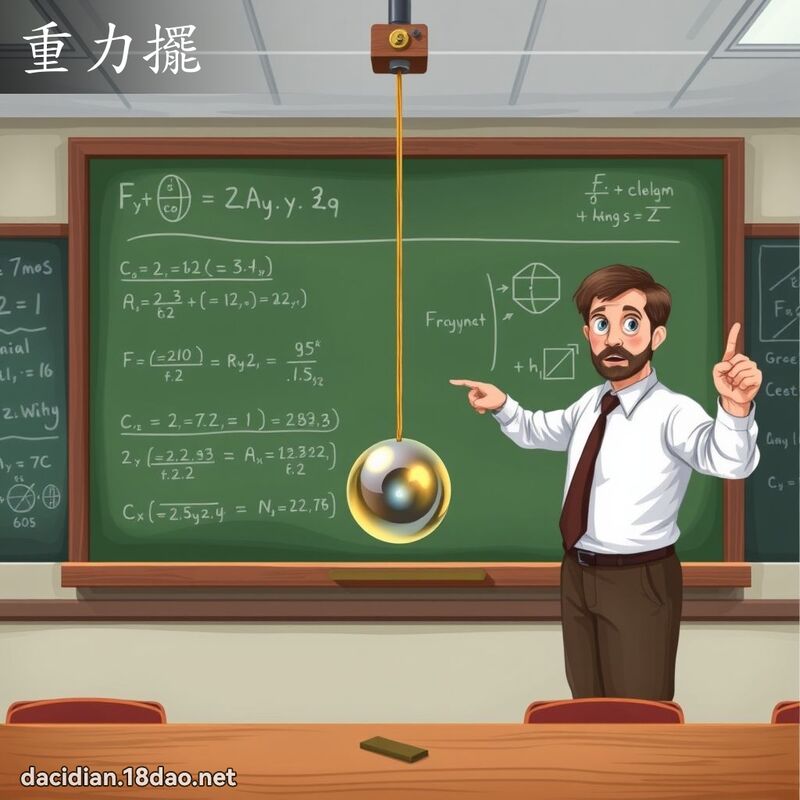 重力摆 - 国语大辞典配图