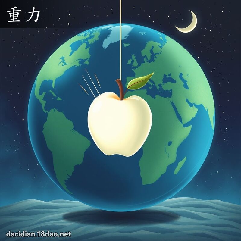 重力 - 国语大辞典配图