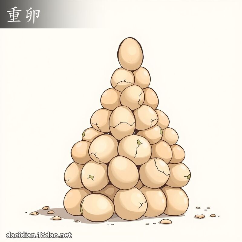 重卵 - 国语大辞典配图
