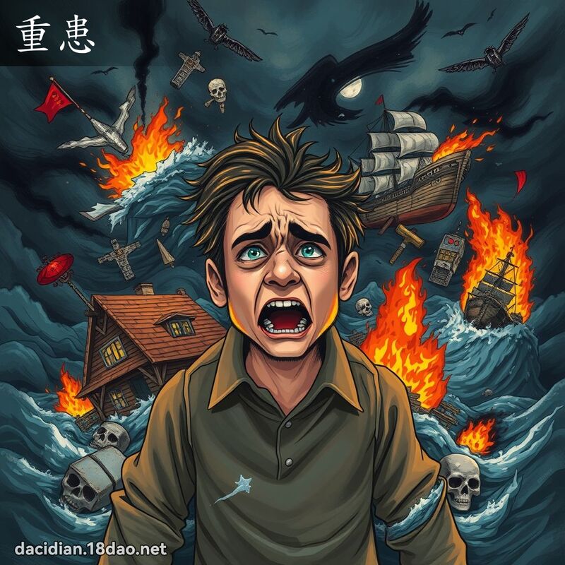 重患 - 国语大辞典配图