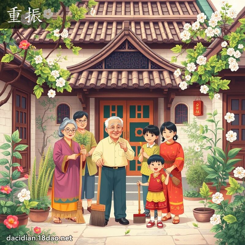重振 - 國語大辭典配圖